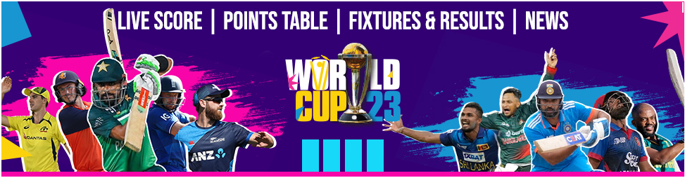 ICC Men's Cricket World Cup 2023 Banner